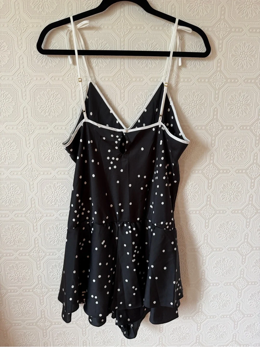 Kate Spade New York polka dot bathrobe & romper Size XL